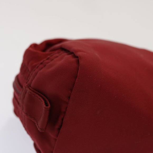 PRADA Pouch Nylon Red Auth ac2907 - Picture 14 of 16
